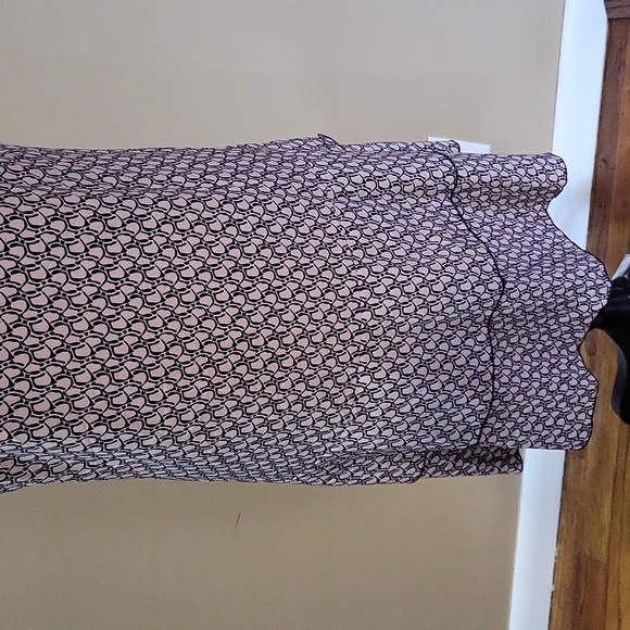 JC Mode Print Tie-Up Neck A-Line Dress - Picture 9 of 12